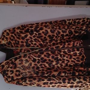 Vintage Christian Audigier zippered hoodie